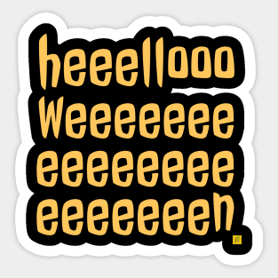 helloween Sticker